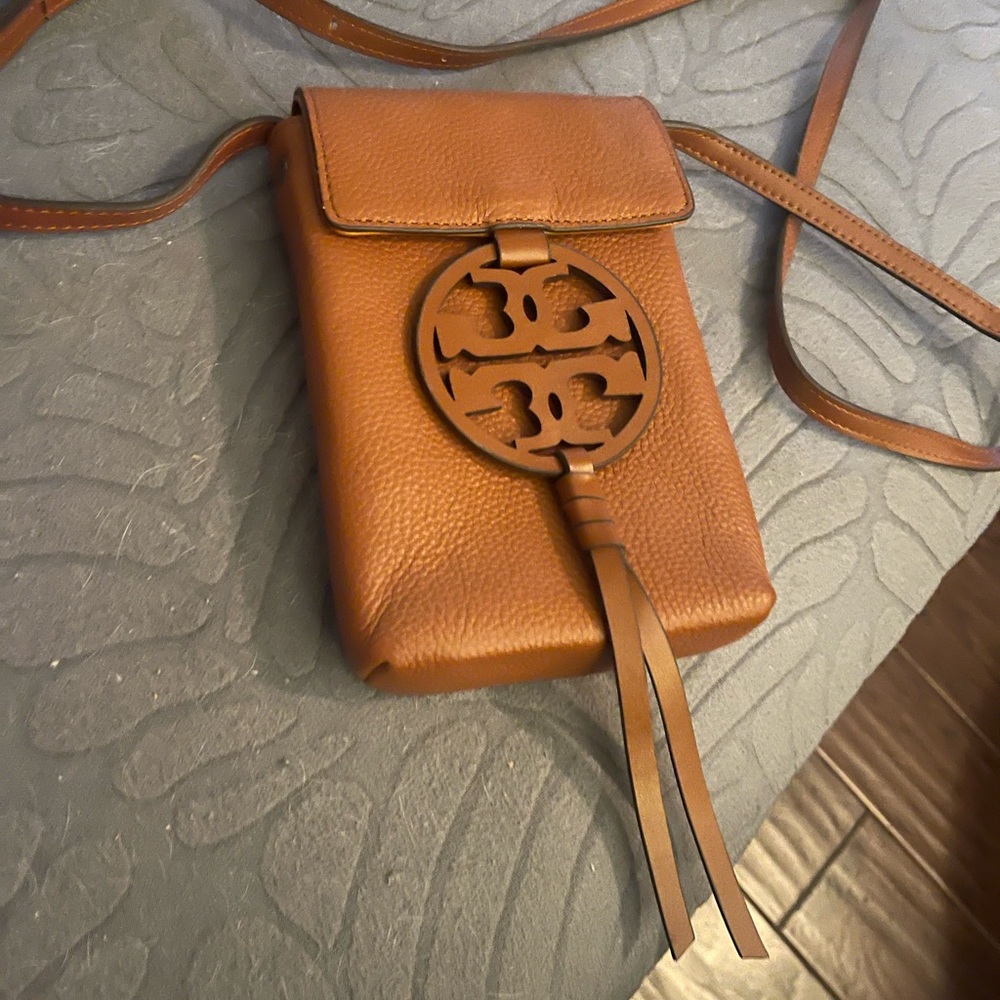 Cognac Miller phone purse/ shoulder bag